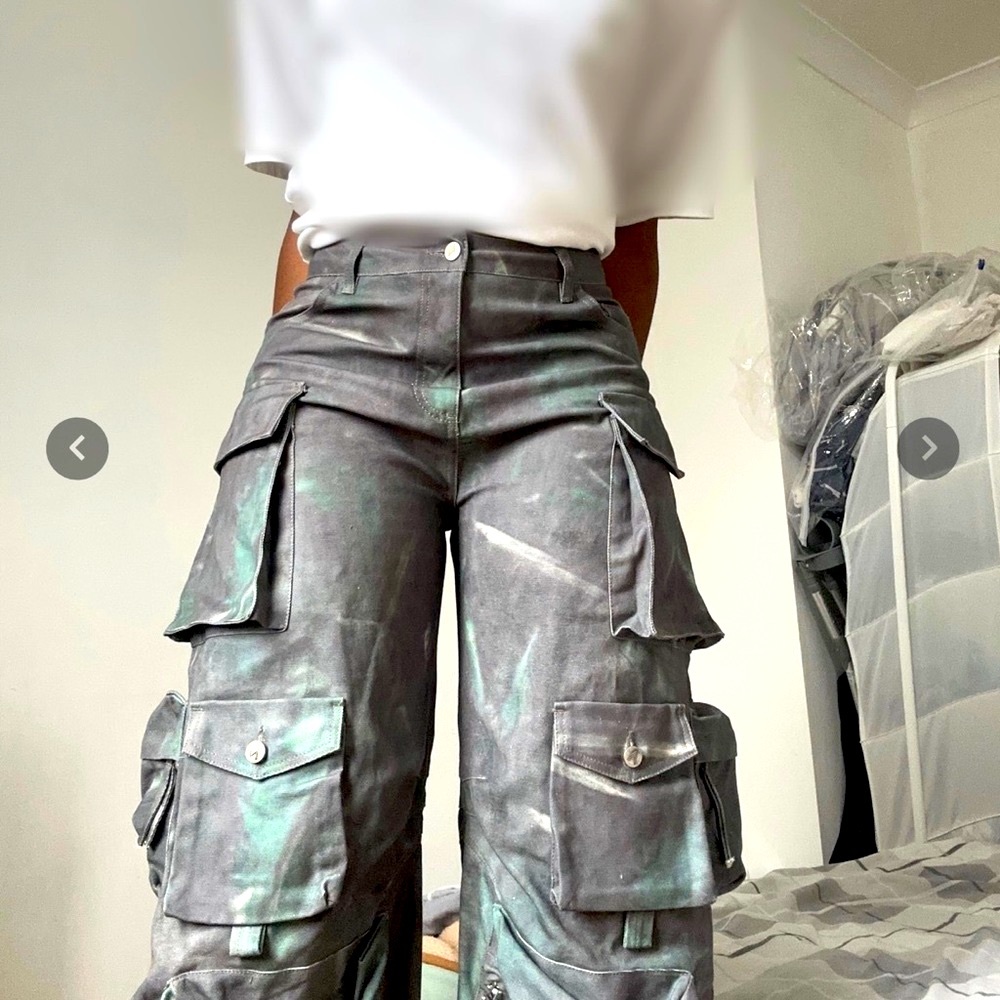 Camo Oversized Cargo Pants “ Attico Inspired ”